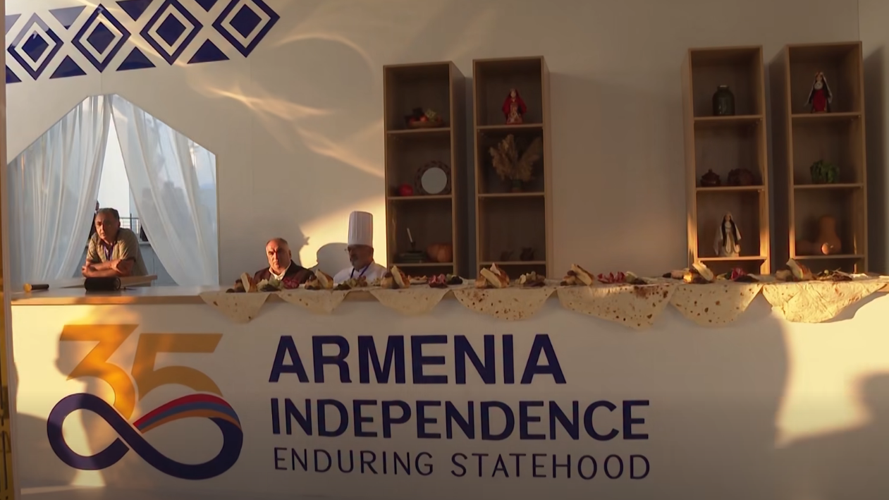 Հայաստանի տաղավարը՝ ԱՊՀ պետությունների մշակույթի և ազգային ուտեստների փառատոնին. վարչապետի տեսանյութը