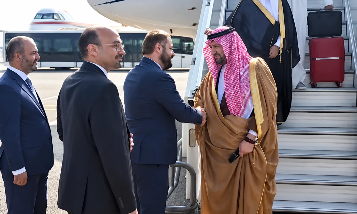 Saudi Prince Abdulaziz bin Talal Al Saud arrives in Armenia