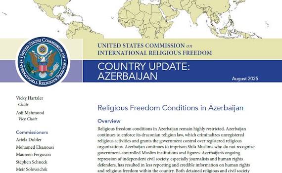 USCIRF Releases Report on Religious Freedom in Azerbaijan
