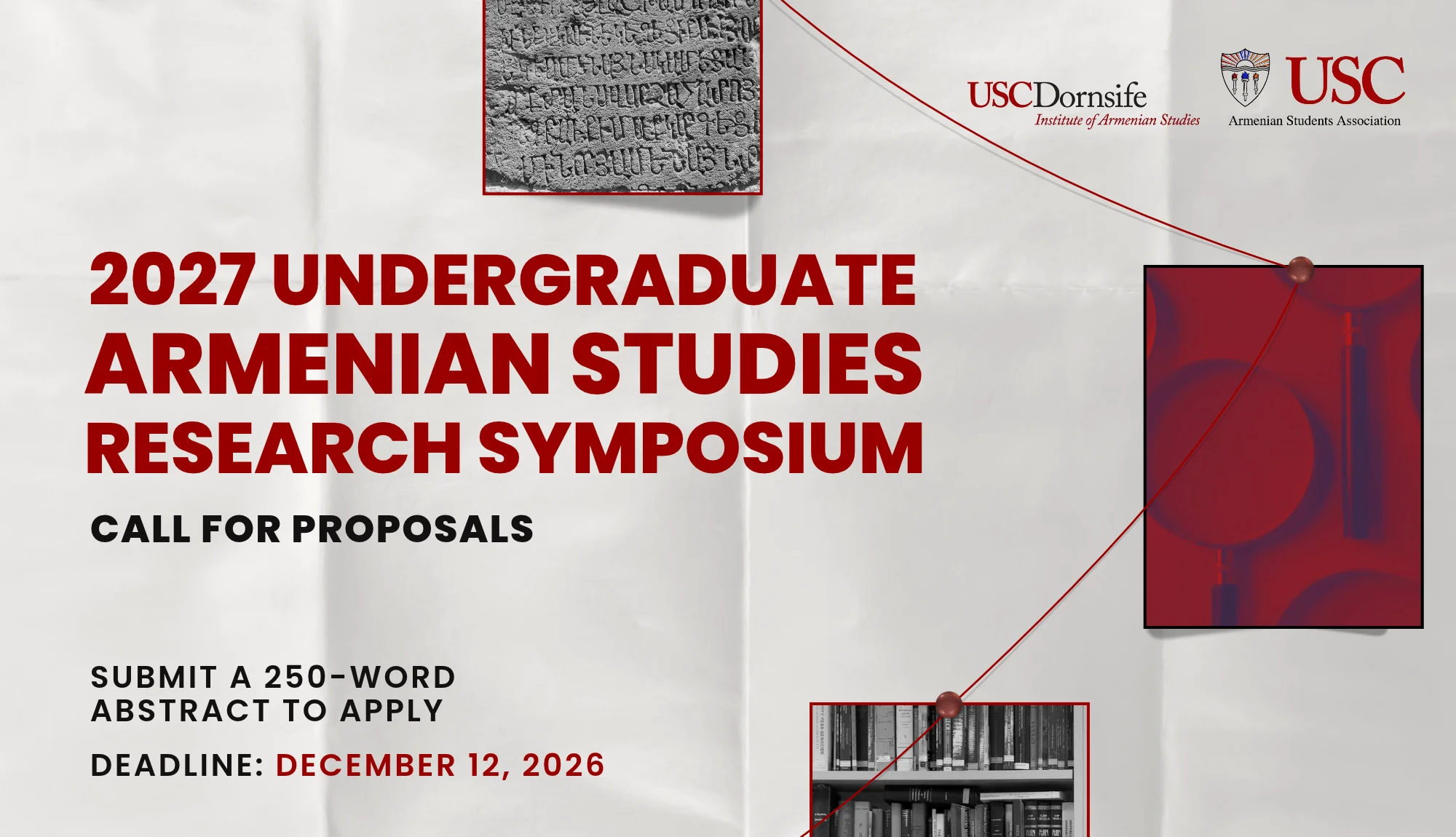 Call for Proposals Undergraduate Armenian Studies Research Symposium